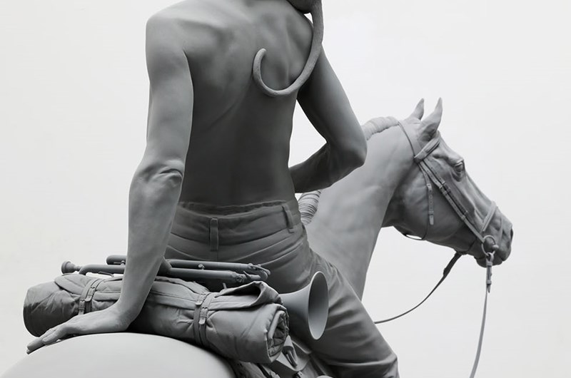 Hans Op de Beeck, The Horseman(detail), 2020 ©Studio Hans Op de Beeck