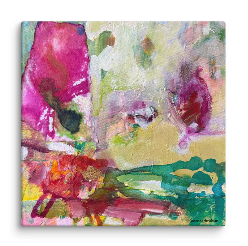 Drömskt Abstrakt Landskap