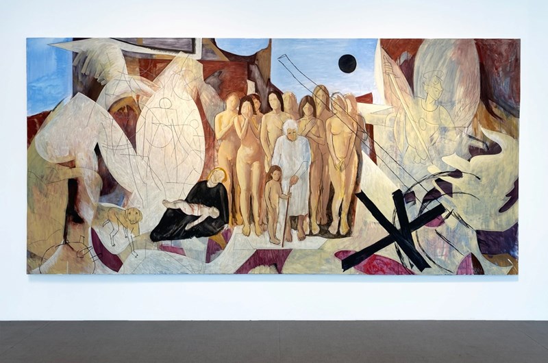 Alexander Ravskyi, Victims of the War, tempera och akryl på duk.