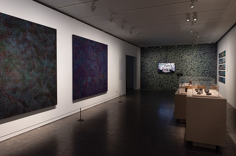 Installationsfoto från utställningen HAVET på Louisiana Museum of Modern Art