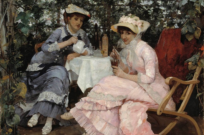 Hugo Birger, I bersån, ca 1880. Olja på duk. Nationalmuseum.