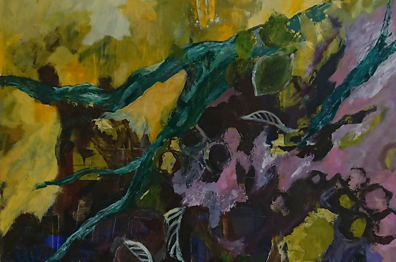I skogen III, 100x100