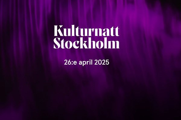 Program för Kulturnatt Stockholm 2025: Gratis kultur över hela stan