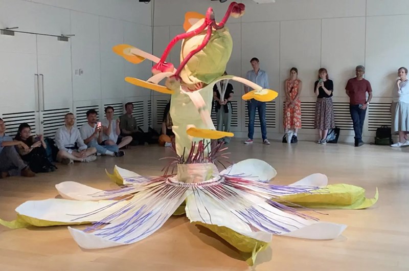 Ingela Ihrman, Passionsblomman. Performance på Wellcome Collection i London 2022.