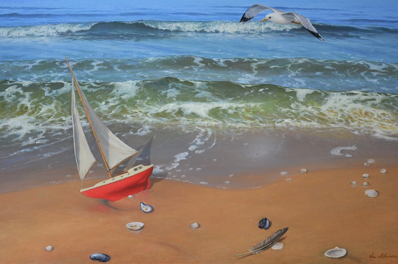 strandsatt 100x 68 cm
