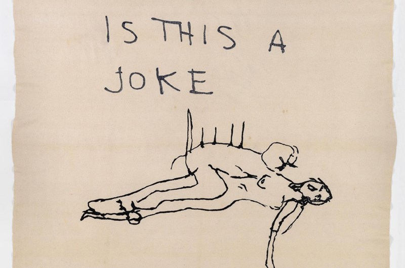 Tracey Emin Is This a Joke, 2009 Brodyr,  208 x 182 cm, ©  Nikolaus & Martina Hensel © Tracey Emin, All rights reserved, DACS 2026
