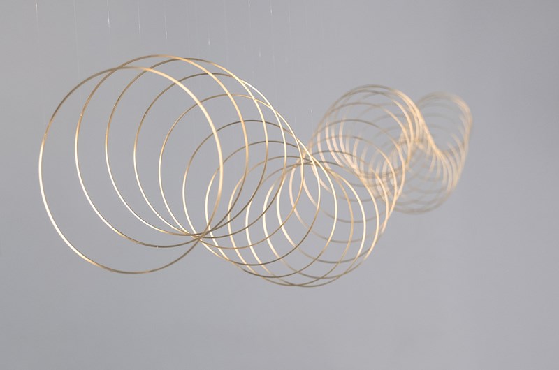 Elias Crespin / Chronomorphosis. Utställningsvy från Bildmuseet.