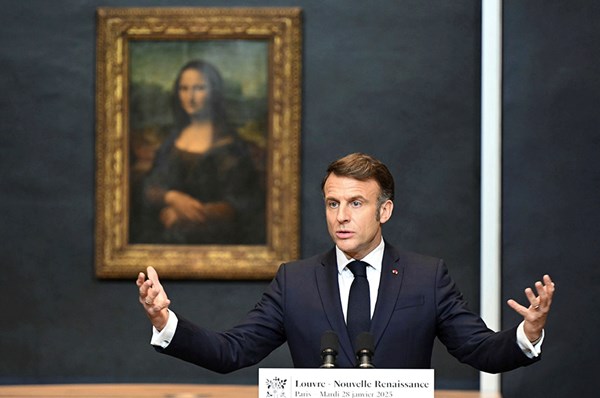 Macron: "Mona Lisa" får ett eget rum