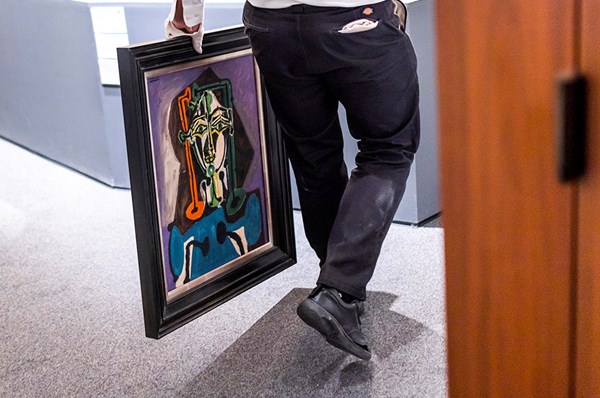 Gömda Picasso-verk på utställning i Iran