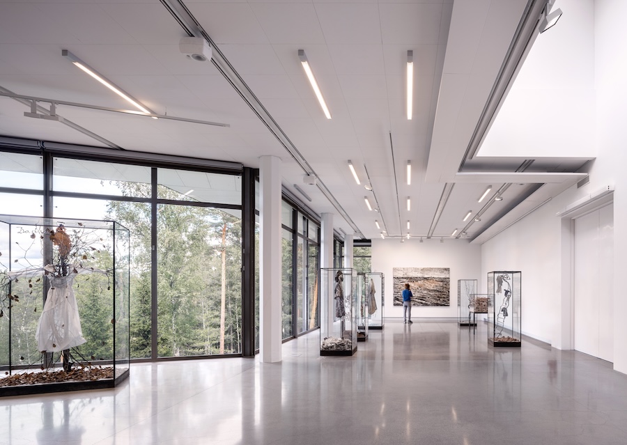 Utställningsvy från Anselm Kiefer på Artipelag.