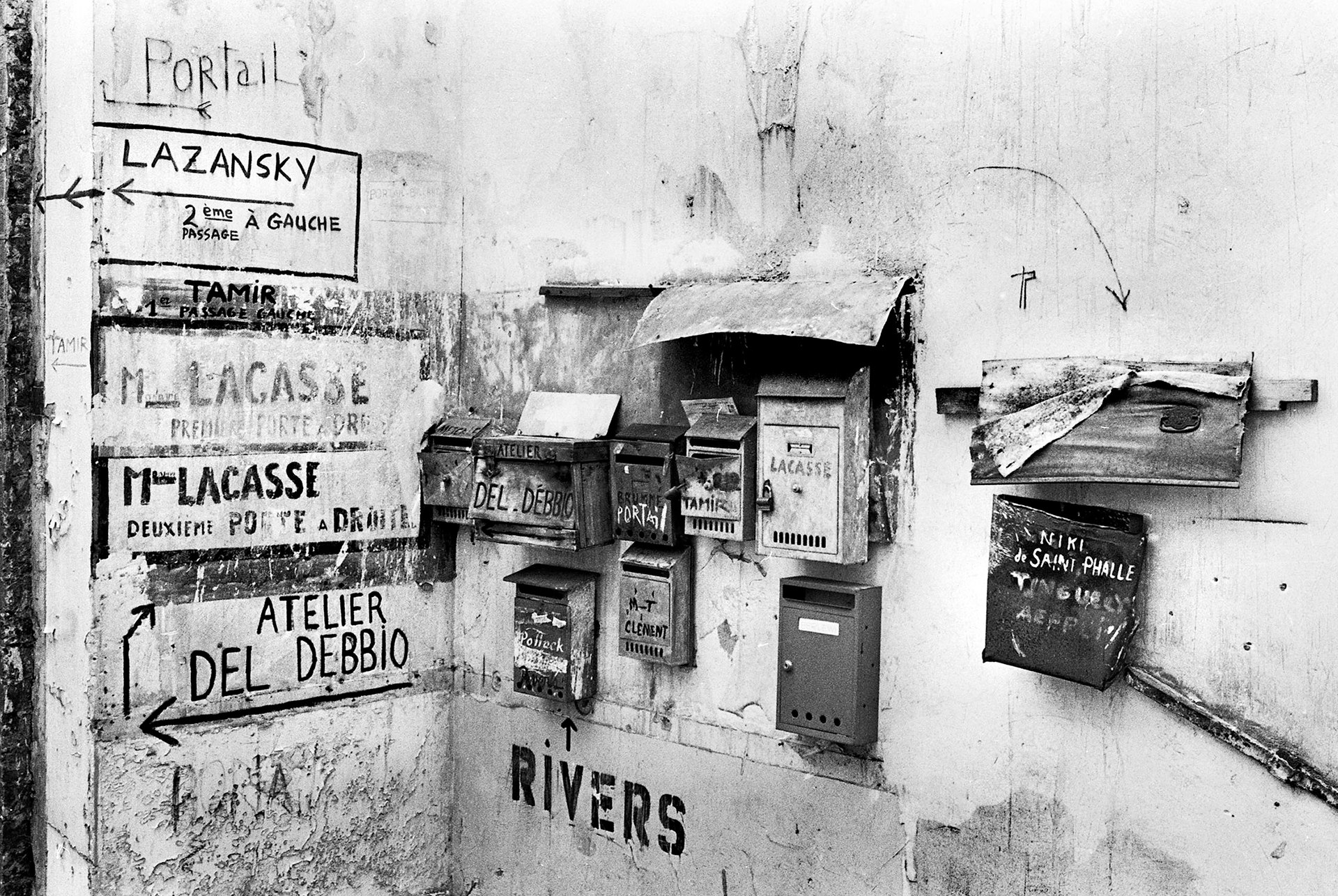 Christer Strömholm, Brevlådorna på Impasse Ronsin, Paris 1960