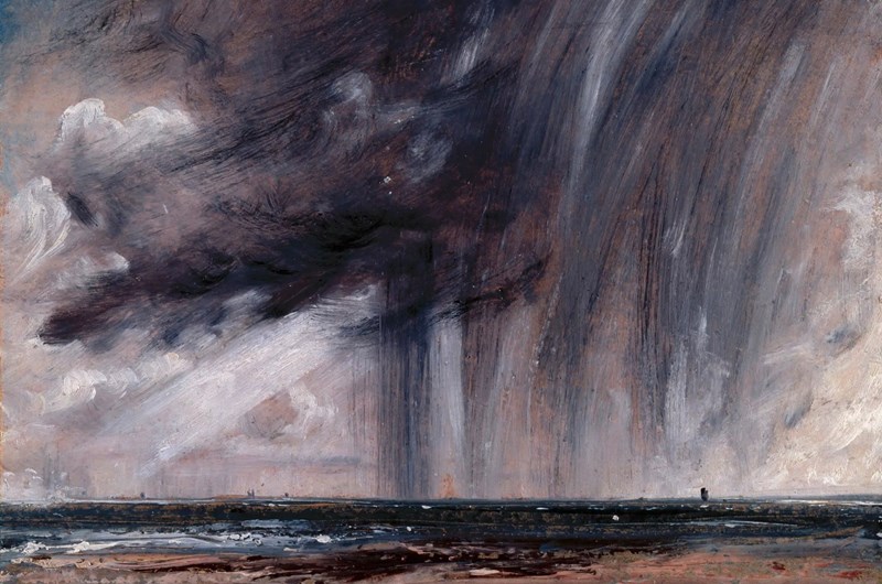 John Constable, Rainstorm over the Sea, ca 1824-28, Royal Academy of Arts, London. Foto: John Hammond/Royal Academy of Arts, London.