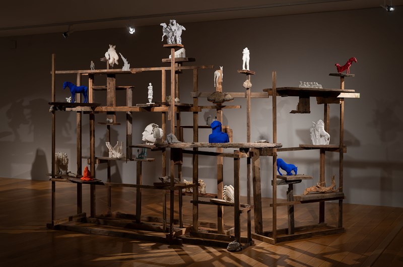 Tove Kjellmark, Scaffoldings of Failure, foto Hendrik Zeitler