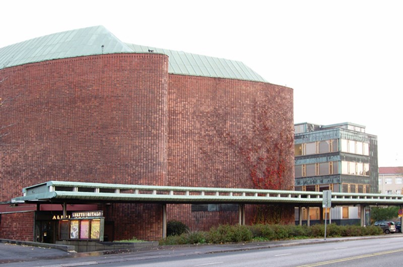 Kulturhuset i Helsingfors, ritad av Alvar Aalto och uppfördes 1955-1958