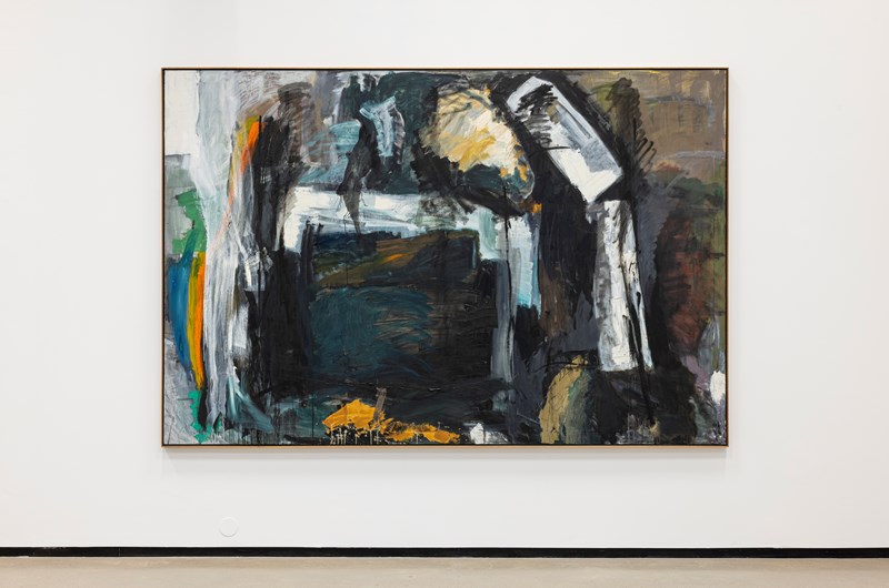 Per Kirkeby, Litet jordskalv, 1983, Olja på duk, 200 x 300 cm. Foto: Adrian Bugge