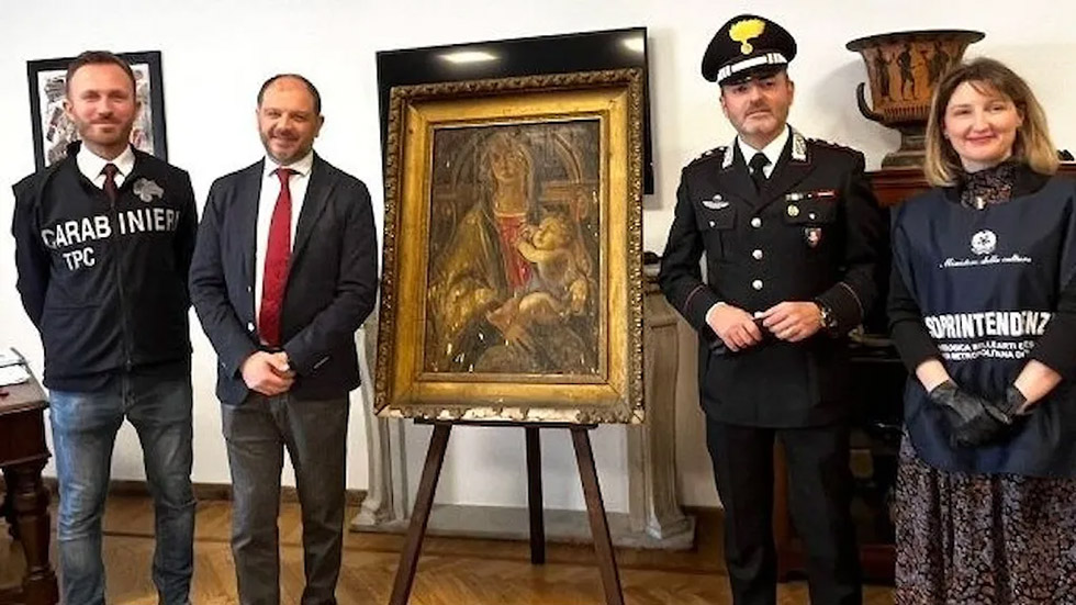 Försvunnen tavla av Botticelli återfunnen