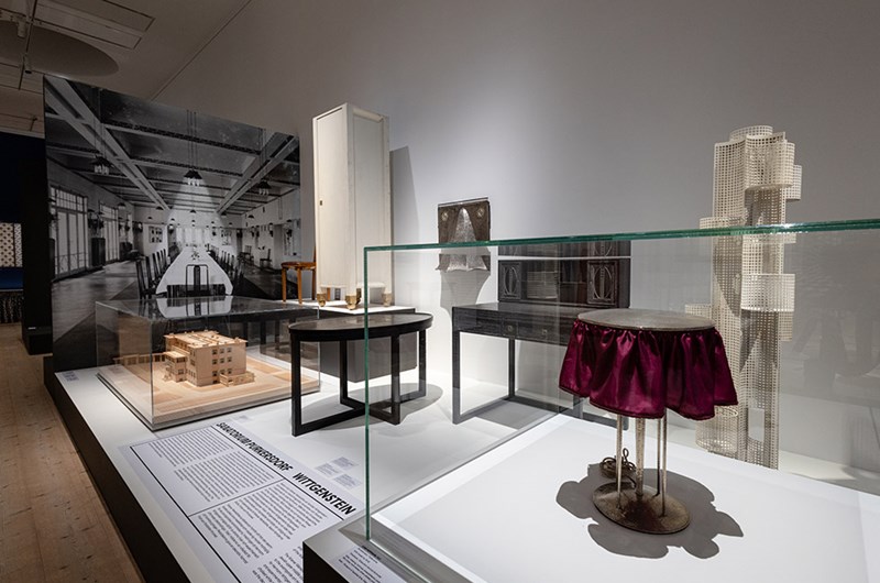 Installationsvy, Wiener Werkstätte på Millesgården. Foto:  Yanan Li