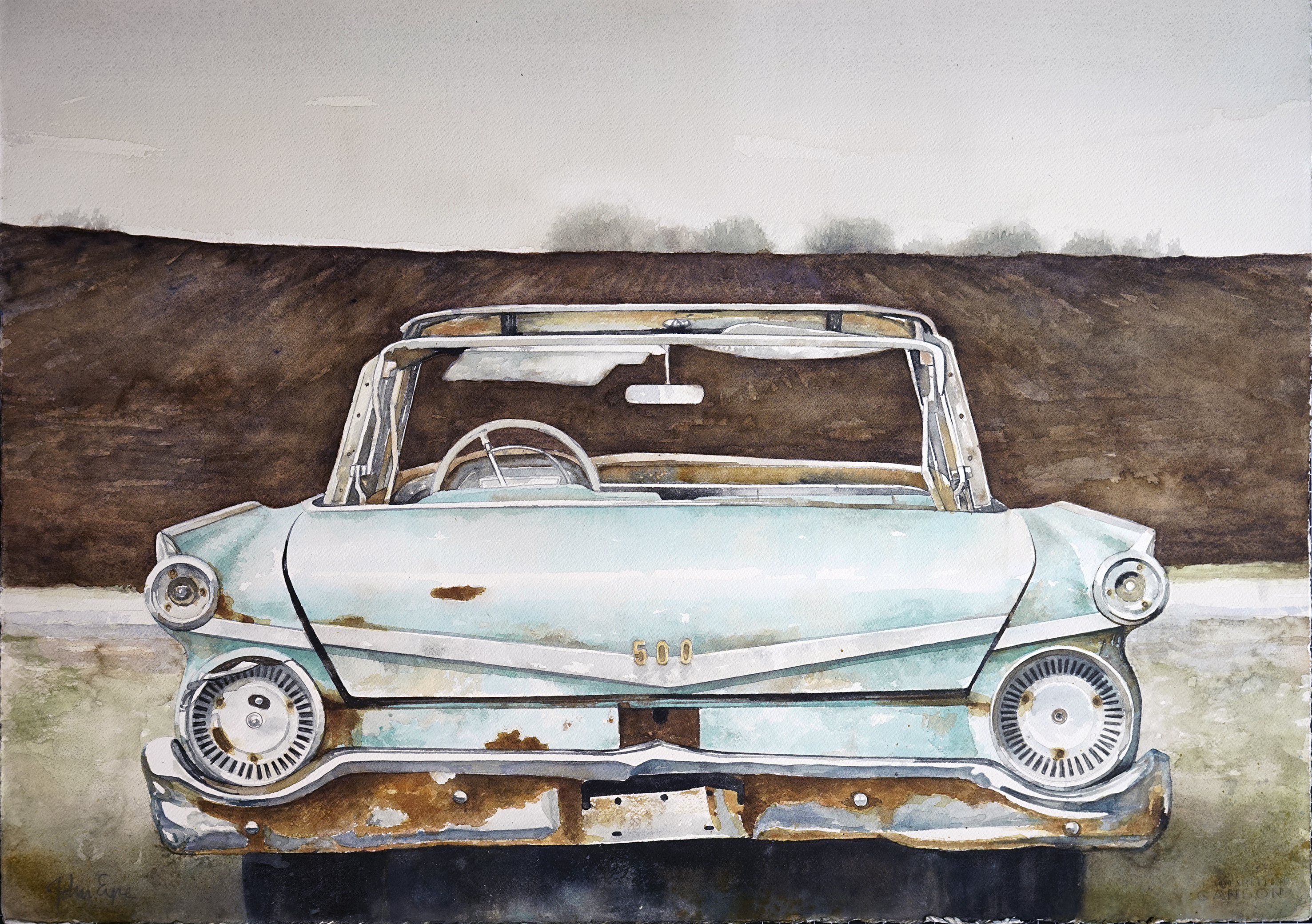Ford 500, Skåne, 76 x 56