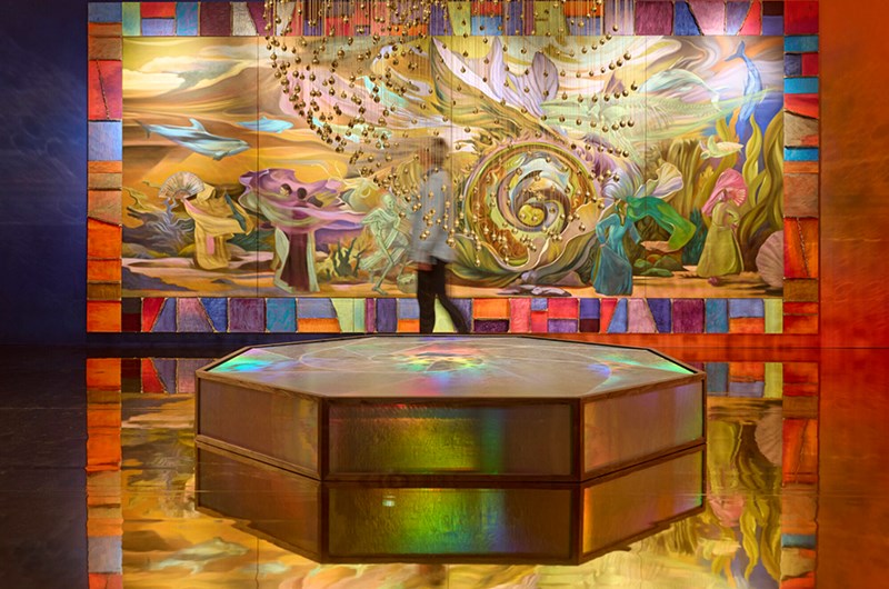 Installationsvy av Zadie Xas presentation vid Turner Prize 2025. Cartwright Hall Art Gallery. Foto: David Levene